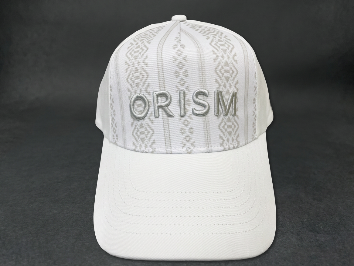 献上柄ロゴ刺繍キャップ（博多織ワッペン付） – ORISM