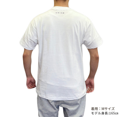 カラー献上柄入り日本製T-SHIRTS　白